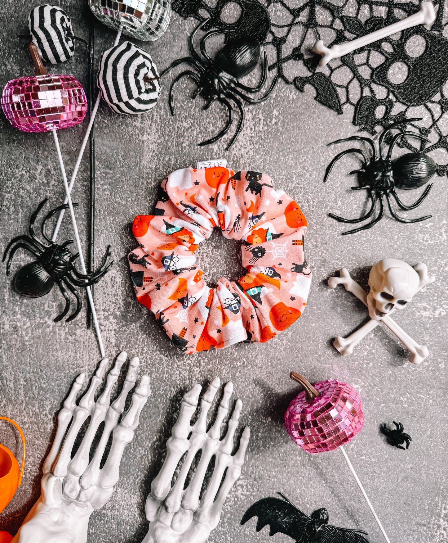 Witch’s Crew - Stretch Cotton Fabric Scrunchie