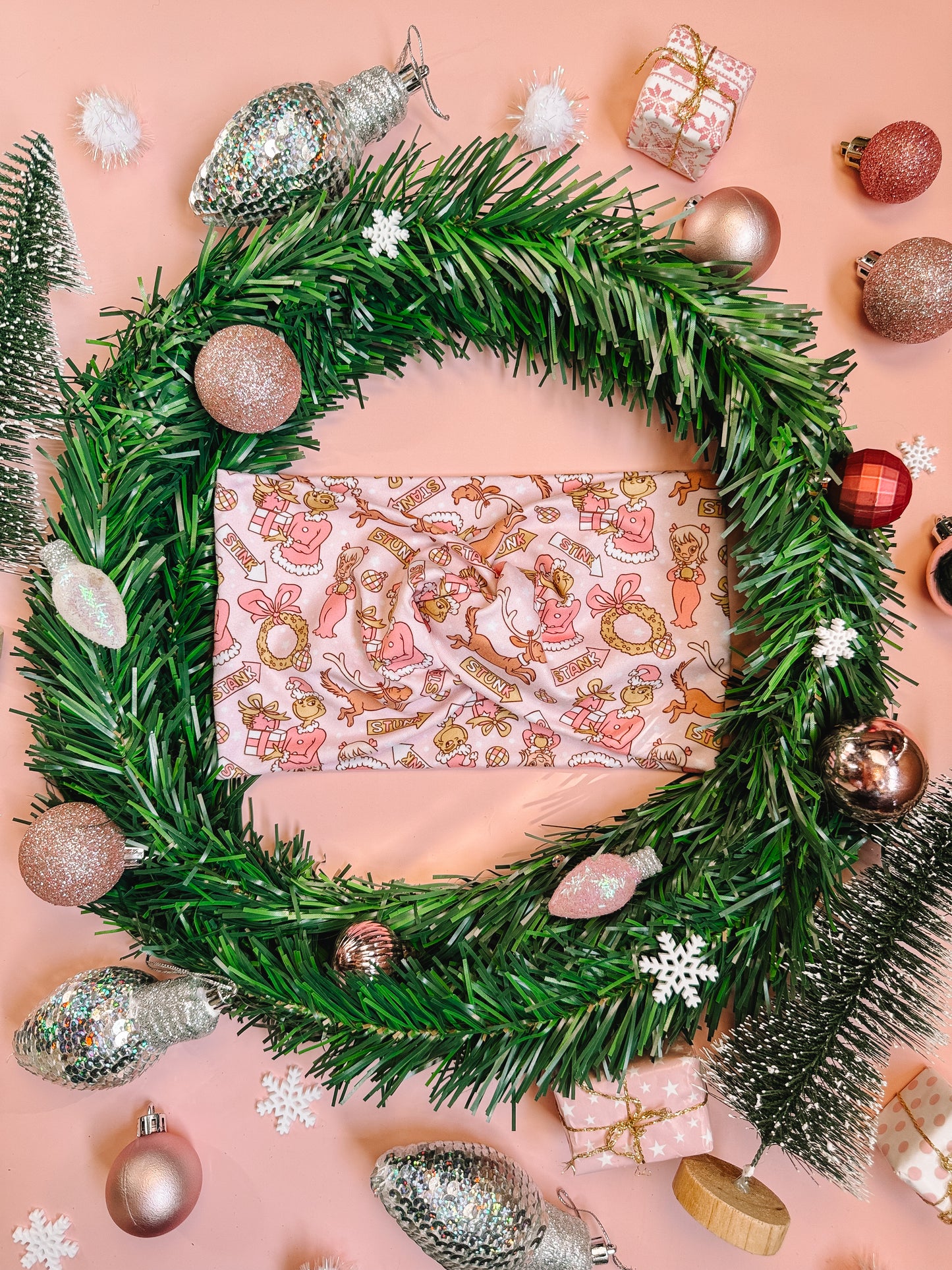 EXTRA WIDE: Retro Whoville - Faux Knot Headband