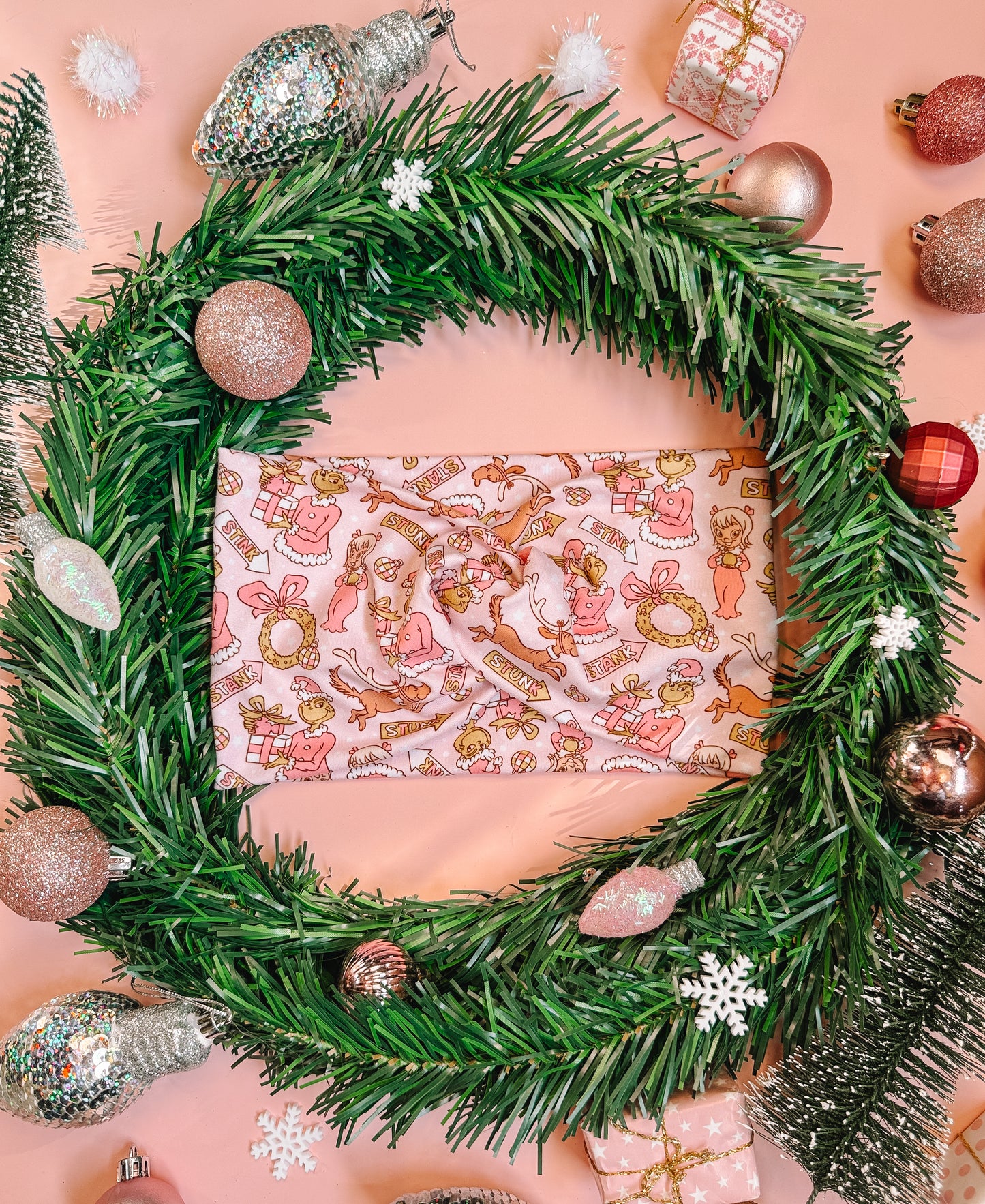 EXTRA WIDE: Retro Whoville - Faux Knot Headband