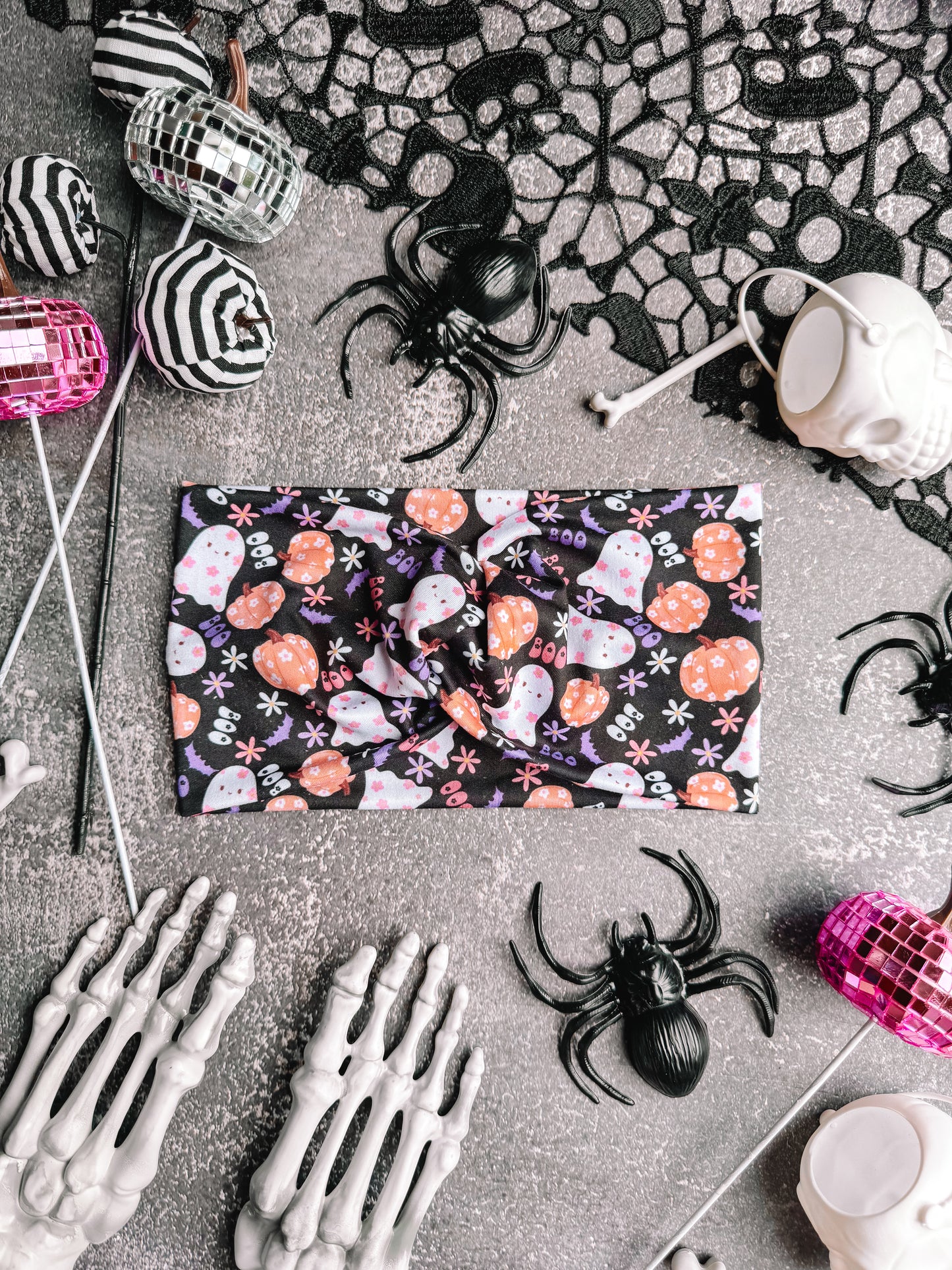 EXTRA WIDE: Be My Boo - Faux Knot Headband