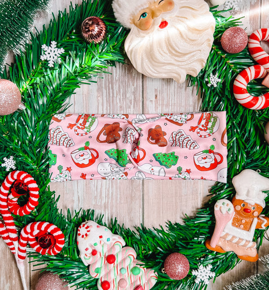 Santa Snacks - Faux Knot Headband