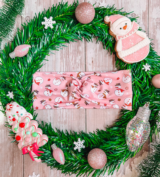 Frosty Floral - Faux Knot Headband