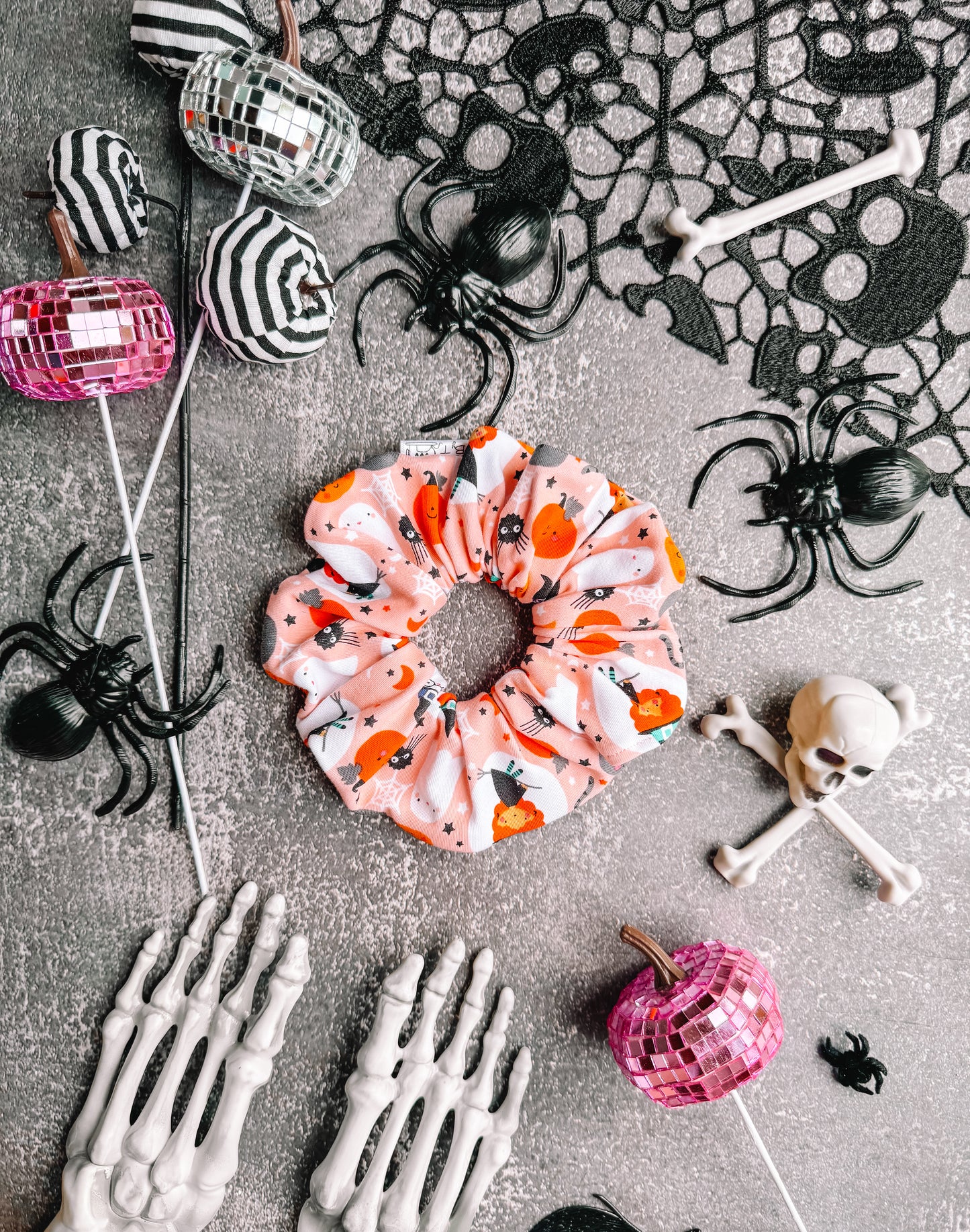 Witch’s Crew - Stretch Cotton Fabric Scrunchie