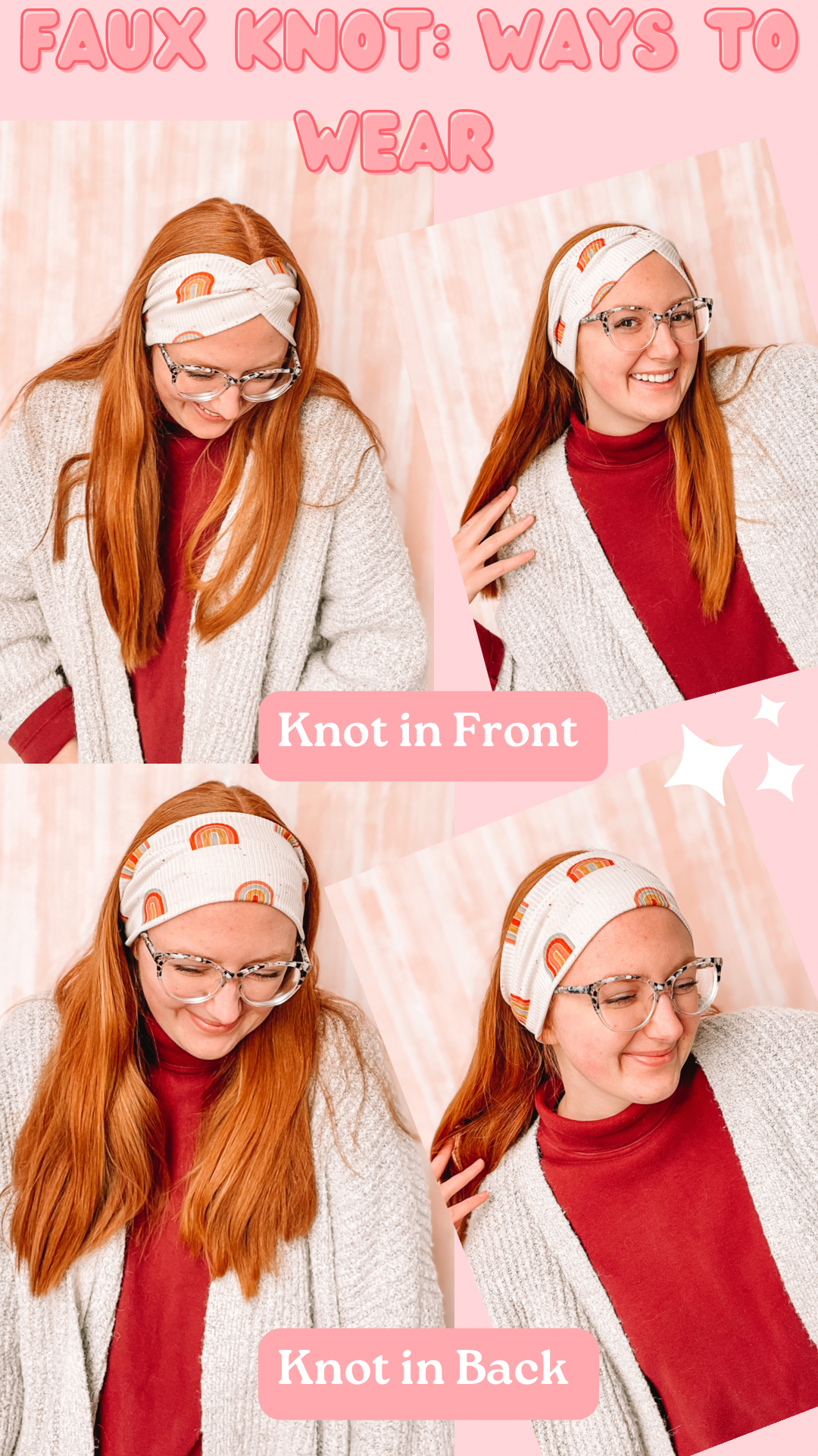 Gingerbread Junction - Faux Knot Headband