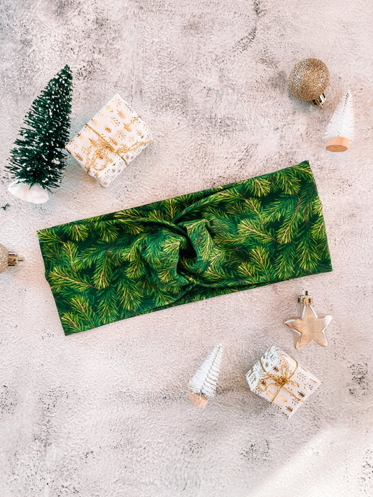 Pine Tree Tidings - Faux Knot Headband